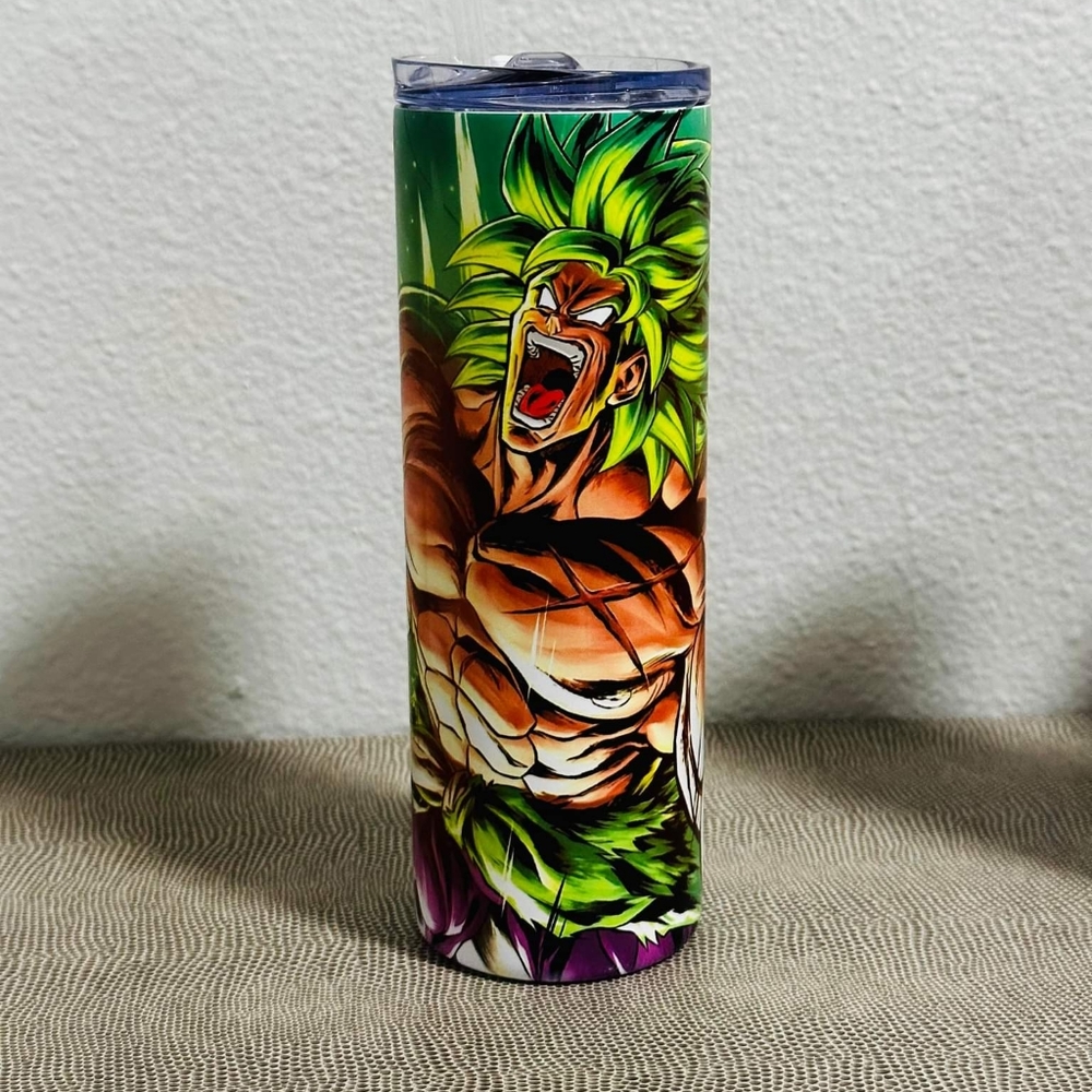 Dragonball z broly 20oz Stainless steel tumbler